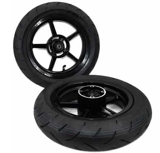 Supermoto 12 Inch Wheelset Kit for heybike/Yozma/mototec/strike/tuttio